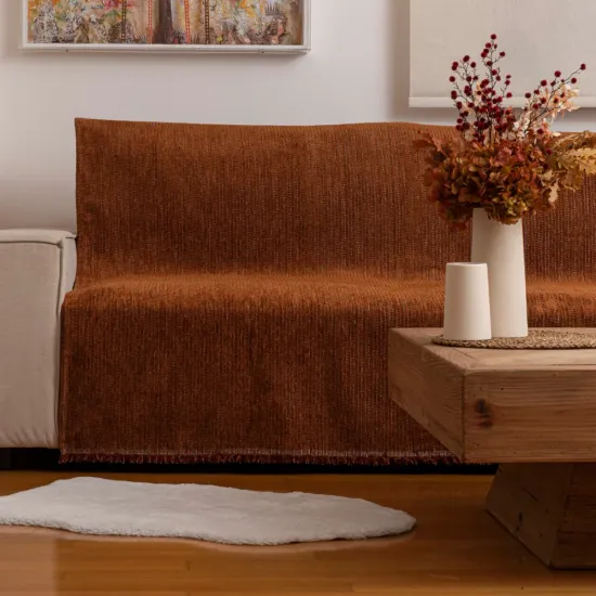 Ριχτάρι Σενίλ Τετραθέσιο Velvet Κάμελ 1τεμ. Ριχτάρι Σενίλ Τετραθέσιο Velvet Κάμελ 1τεμ.