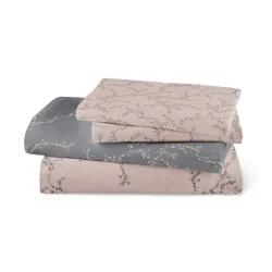 Σεντόνια Εμπριμέ Σετ Nest Μονά Ροζέ   1τεμ.