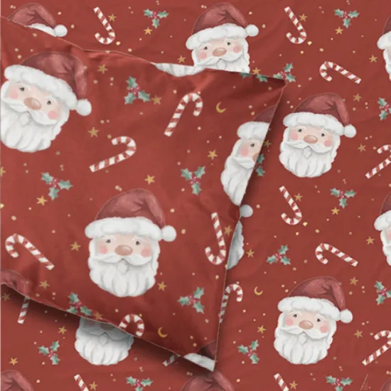 Σεντόνι Σετ 2ΤΜΧ Χριστουγεννιάτικο Άγιος Βασίλης Μονό Κόκκινο 1τεμ. Σεντόνι Σετ 2ΤΜΧ Χριστουγεννιάτικο Άγιος Βασίλης Μονό Κόκκινο 1τεμ.