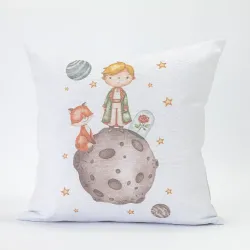 Μαξιλάρι Διακοσμητικό Printed Little Prince Λευκό  1τεμ.