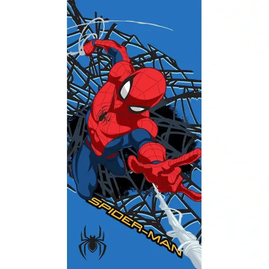 Πετσέτα Θαλάσσης Microfiber Spiderman Action Μπλε  1τεμ.