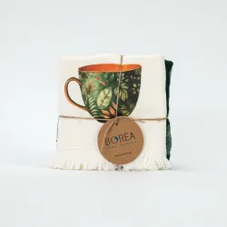 Ποτηρόπανα Κουζίνας Green Tea Σετ 2ΤΜΧ Διάφορα χρώματα  1τεμ.