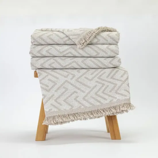 Ριχτάρι Βαμβακερό Τετραθέσιο Nama Μπεζ  1τεμ.