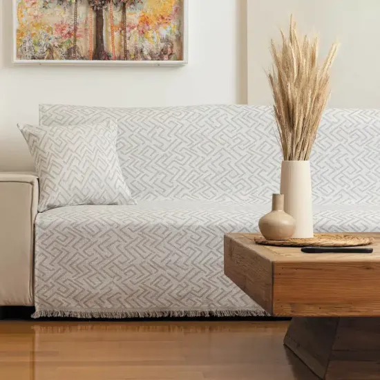 Ριχτάρι Βαμβακερό Τετραθέσιο Nama Μπεζ  1τεμ.