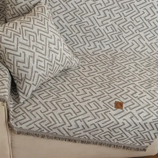 Ριχτάρι Βαμβακερό Τετραθέσιο Nama Μπεζ  1τεμ.