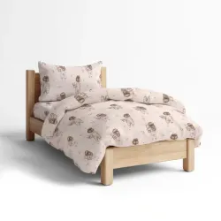 Σεντόνια Σετ Goodnight Moνό Ροζέ Ροζέ   1τεμ.