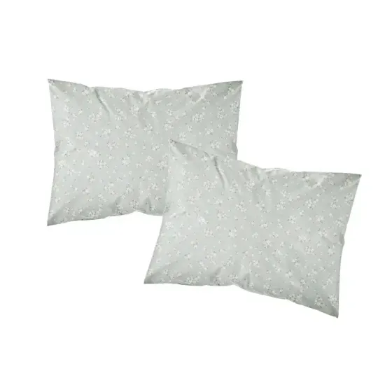 Ζεύγος Μαξιλαροθήκες Εμπριμέ Margot Μέντα  1τεμ.