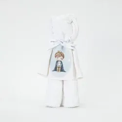 Πετσέτα Αρκουδάκι Little King Εκρού 1τεμ. Πετσέτα Αρκουδάκι Little King Εκρού 1τεμ.