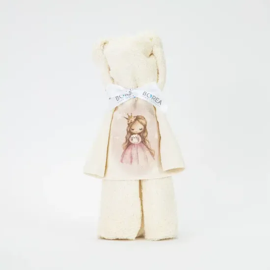 Πετσέτα Αρκουδάκι Little Queen Λευκό  1τεμ.