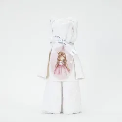 Πετσέτα Αρκουδάκι Little Queen Εκρού  1τεμ.