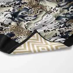 Πετσέτα Θαλάσσης Microfiber Quick Dry Leopard Μπεζ  1τεμ.