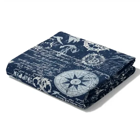 Πετσέτα Θαλάσσης Microfiber Quick Dry Nautical Μπλε 1τεμ. Πετσέτα Θαλάσσης Microfiber Quick Dry Nautical Μπλε 1τεμ.