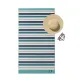 Πετσέτα Θαλάσσης Microfiber Quick Dry Stripes Μωβ  1τεμ.