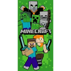 Πετσέτα Θαλάσσης Microfiber Minecraft Green Πράσινο 1τεμ. Πετσέτα Θαλάσσης Microfiber Minecraft Green Πράσινο 1τεμ.