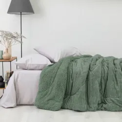 Κουβερτοπάπλωμα Cozy Μονό Άμμου  1τεμ.