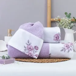 Πετσέτες Σετ 3ΤΜΧ Primrose Πετρόλ  1τεμ.