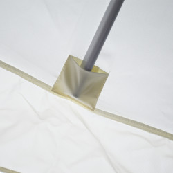 Ομπρελα 3x3x2,65 μ. ramsey τετραγωνη αλουμινιου εκρου με μανιβελα hm6004 ** Ομπρελα 3x3x2,65 μ. ramsey τετραγωνη αλουμινιου εκρου με μανιβελα hm6004 **