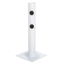 Βαση ομπρελασ φ60mm x 51υεκ μεταλλικη βιδωτη για στυλο εωσ φ60 hm6011 λευκη ** Βαση ομπρελασ φ60mm x 51υεκ μεταλλικη βιδωτη για στυλο εωσ φ60 hm6011 λευκη **