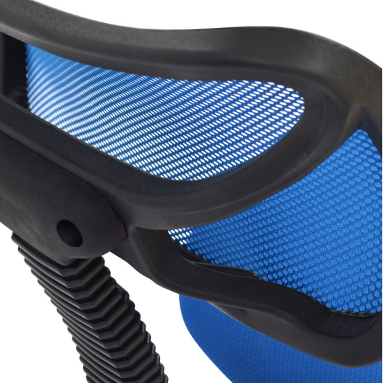 Καρεκλα γραφειου akhila hm1026.06 μπλε υφασμα mesh 40,5x50,5x91,5 εκ. **