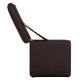 Σκαμπω με αποθηκευτικο χωρο pu καφε cube hm224.03--38x38x36.5υεκ. **