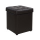Σκαμπω με αποθηκευτικο χωρο pu καφε cube hm224.03--38x38x36.5υεκ. **