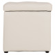 Σκαμπο pro cube hm224.02 pu με αποθηκευτικο χωρο- λευκο 38x38x36,5υεκ. **