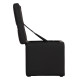 Σκαμπω με αποθηκευτικο χωρο pu μαυρο cube hm224.01 38x38x36.5υεκ. **