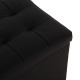 Σκαμπω με αποθηκευτικο χωρο pu μαυρο cube hm224.01 38x38x36.5υεκ. **
