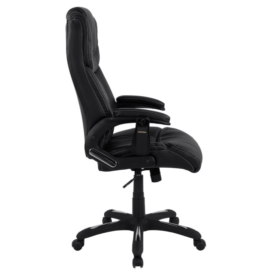 Καρεκλα γραφειου thorin hm1050.01 με massage μαυρη homemarkt 62x70x127y εκ. **