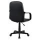 Καρεκλα γραφειου grane hm1005 με μπρατσα μαυρo pu 56,5x50x88-100υ εκ. **