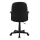 Καρεκλα γραφειου grane hm1005 με μπρατσα μαυρo pu 56,5x50x88-100υ εκ. **