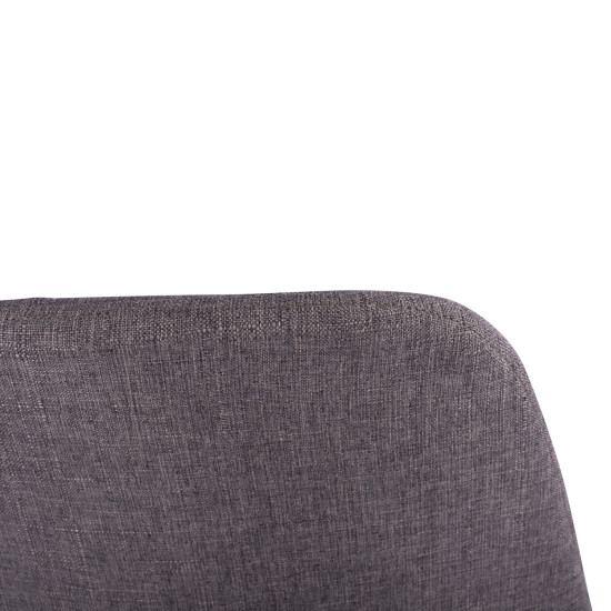 ΚΑΡΕΚΛΑ LEONARDO HM00100.03 ΜΕ ΜΕΤΑΛΛΙΚΑ ΠΟΔΙΑ & ΥΦΑΣΜΑ ΚΑΦΕ 44x55x85Υεκ. - 4τεμ **