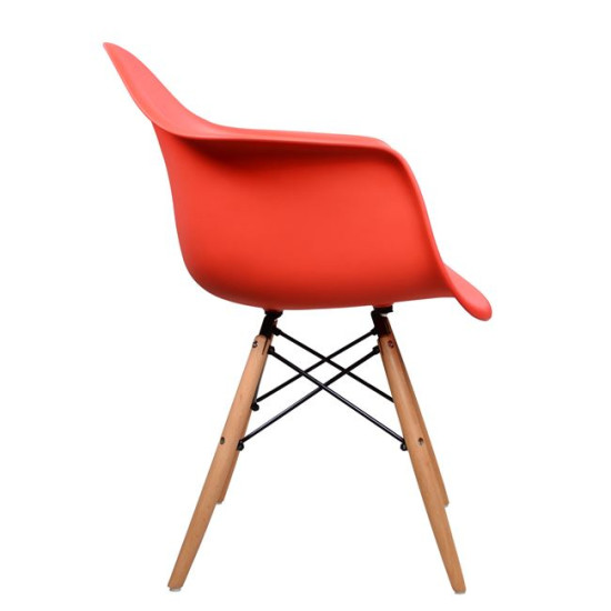 ΠΟΛΥΘΡΟΝΑ ΜΕ ΞΥΛΙΝΑ ΠΟΔΙΑ & ΚΑΘΙΣΜΑ ΚΟΚΚΙΝΟ MIRTO HM005.04 64x60x81 εκ. - 2τεμ ** ΠΟΛΥΘΡΟΝΑ ΜΕ ΞΥΛΙΝΑ ΠΟΔΙΑ & ΚΑΘΙΣΜΑ ΚΟΚΚΙΝΟ MIRTO HM005.04 64x60x81 εκ. - 2τεμ **