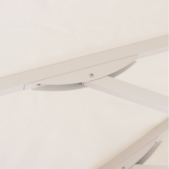 Ομπρελα επαγγeλματικη alu reggie 2.20x2.20x2.50m εκρου πανι 8ακτινεσ hm6013.01 **