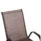 Σετ τραπεζαριασ εξ.χωρου 5τμχ hm5200.02 με 4 καρεκλεσ & τραπεζι 140χ80--καφε **
