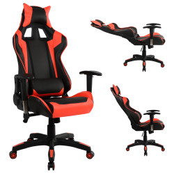 Πολυθρονα gaming zayn hm1056.01 μαυρο-κοκκινο pu 67x70x134 εκ. ** Πολυθρονα gaming zayn hm1056.01 μαυρο-κοκκινο pu 67x70x134 εκ. **