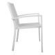 Πολυθρονα αλουμινιου bronca hm5130.01 λευκη 54,2x59x83,5υεκ. **