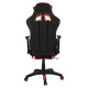 Καρεκλα γραφειου gaming hm1063.01 speed μαυρο κοκκινο & υποποδιο 68 x 71,5 x 134 cm **
