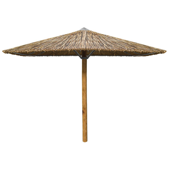 Ομπρελα ψαθινη ενισχυμενη 2.5χ2.5 με 4 αντιριδεσ & 5 δεσιματα hm5410 **