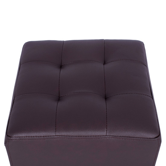 Σκαμπω με pu καφε punk hm264.03 37x37x35εκ **