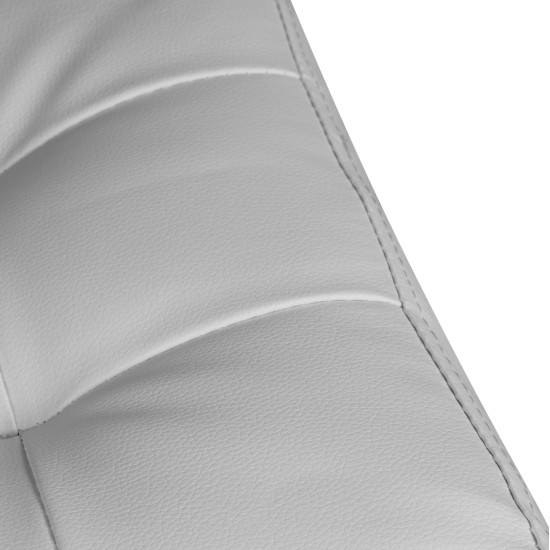 Σκαμπω 37χ37χ35εκ με pu λευκο punk hm264.02 ** Σκαμπω 37χ37χ35εκ με pu λευκο punk hm264.02 **