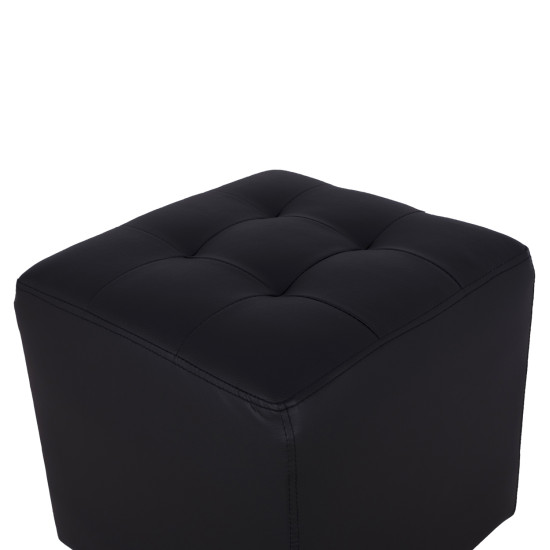 Σκαμπω με pu μαυρο punk hm264.01 37χ37χ35υεκ. **