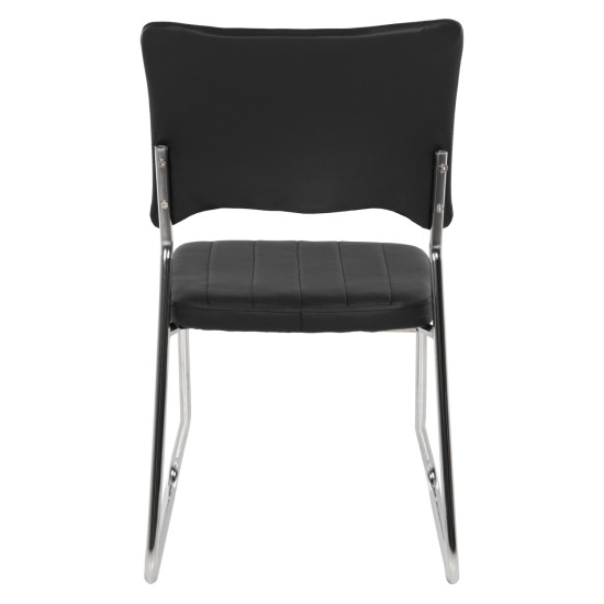 ΚΑΡΕΚΛΑ QUENTI HM1071.01 ΜΑΥΡΗ 47x54x84 εκ. - 4τεμ **