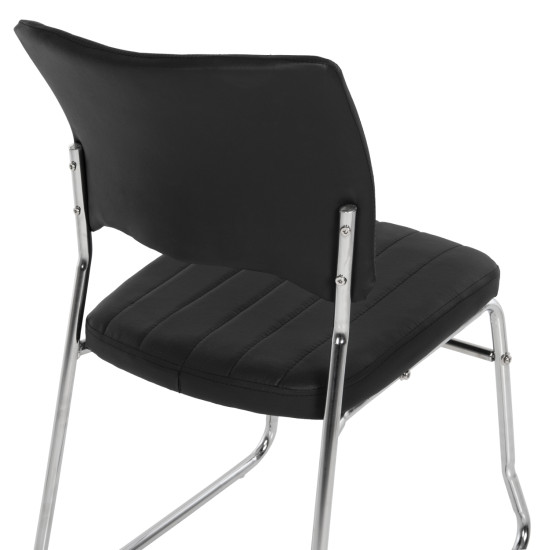 ΚΑΡΕΚΛΑ QUENTI HM1071.01 ΜΑΥΡΗ 47x54x84 εκ. - 4τεμ **