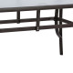 Τραπεζι bruno 150x90χ72υεκ. καφε μεταλλικο με γυαλινη επιφανεια hm5145.02 **