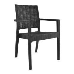 Πολυθρονα πολυπροπυλενιου βαρεωσ τυπου kaganu dark grey hm5134.01 57x55,5x89 εκ. **