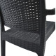 Πολυθρονα πολυπροπυλενιου βαρεωσ τυπου kaganu dark grey hm5134.01 57x55,5x89 εκ. **