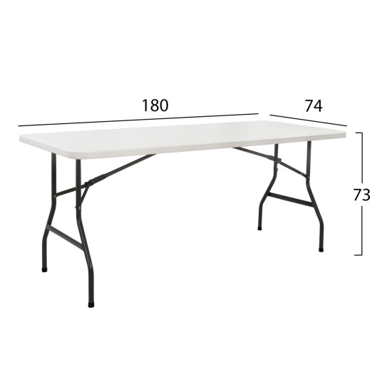 Τραπεζι catering-συνεδριου hm5168 180χ74χ74 εκ. πτυσσομενο **