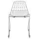 Καρεκλα μεταλλικη ασημι icarus hm8010.10 54x57x79cm ** Καρεκλα μεταλλικη ασημι icarus hm8010.10 54x57x79cm **
