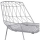Καρεκλα μεταλλικη ασημι icarus hm8010.10 54x57x79cm **